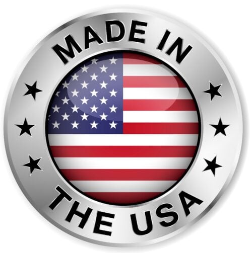 Made In The USA Silver Badge