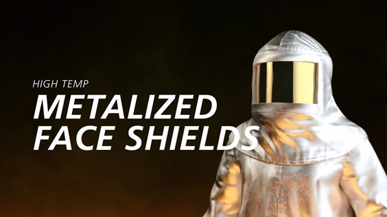 Metalized Heat Reflective Face Shields